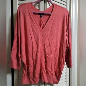 Peach/Coral Chaps Sweater